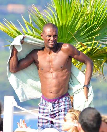 Photo : Abidal à Saint-Tropez