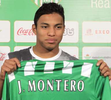 Photo : Jefferson Montero au Bétis