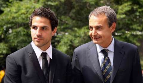 Photo : Fabregas &#038; Zapatero