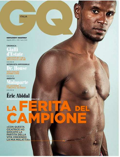 Photo: Abidal pose pour GQ