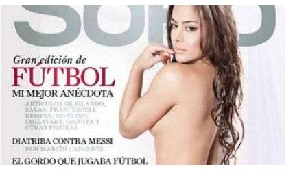 Photo : Larissa Riquelme n&rsquo;a pas résisté