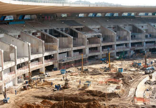 Le Maracana au point mort