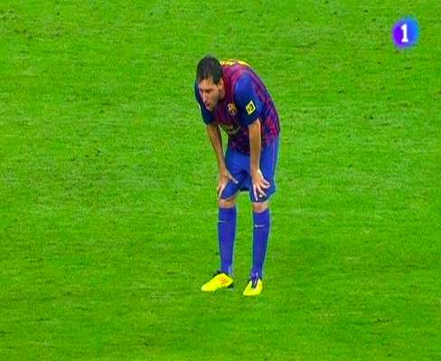 Photo : Messi vomit