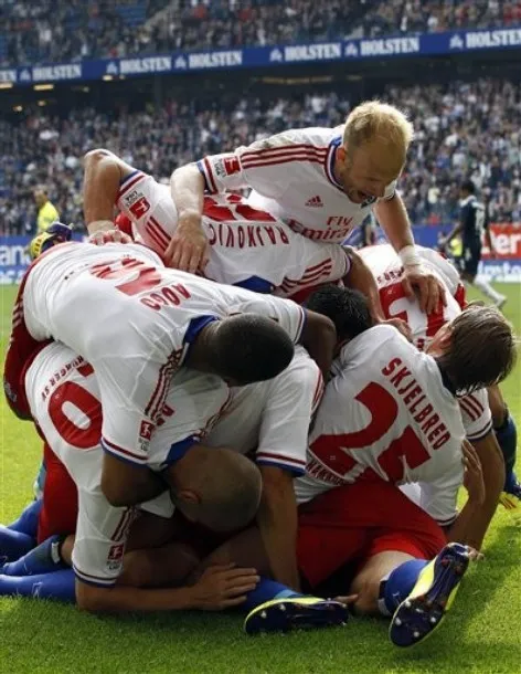 Photo: le HSV joue à Twister