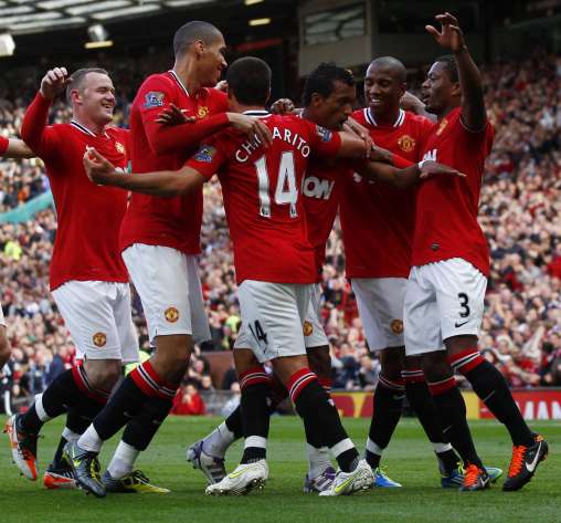 Manchester, le rouge dominant