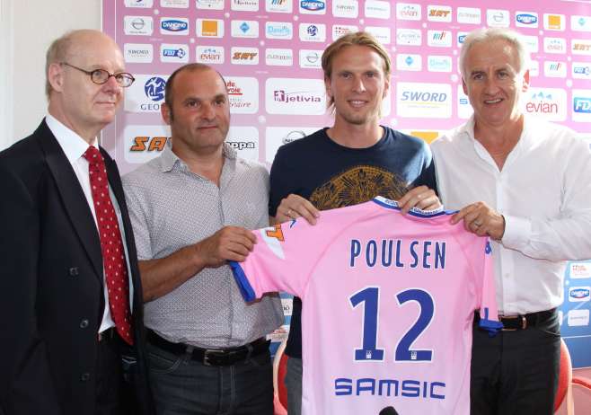 Photo : Poulsen à Evian TG