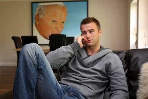 Photo : Boruc et le Pape