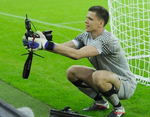 Photo : Szczesny garde un souvenir