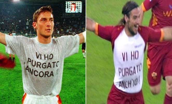 Photo : Osvaldo comme Totti