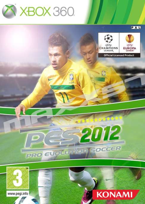 Photo : Neymar sur la couverture de PES 2012