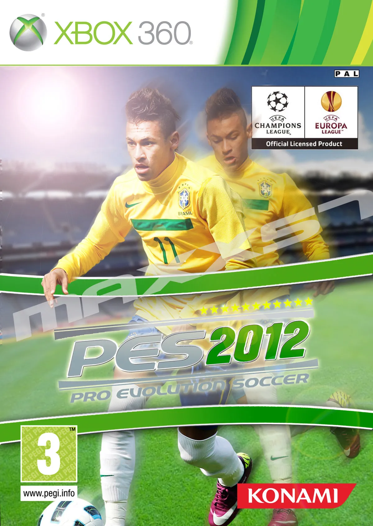 Photo : Neymar sur la couv&rsquo; de PES 2012