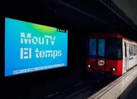 MouTV dans le métro&#8230;à Barcelone !