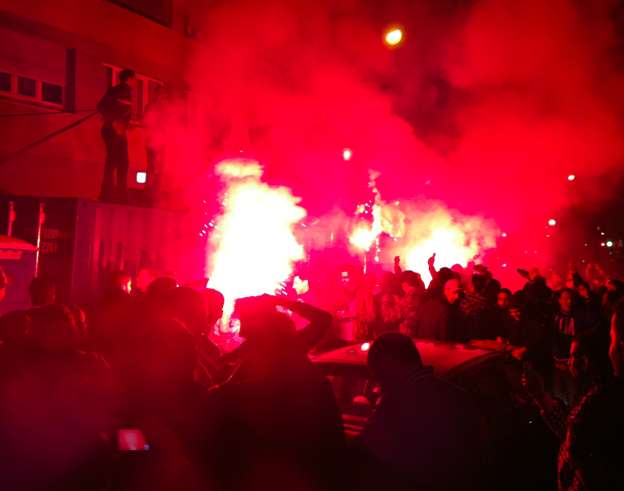 On était dans un bar tunisien pour la finale