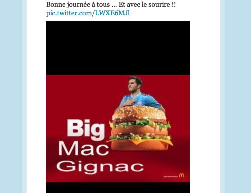 Photo : Gignac a le sens de l&rsquo;humour