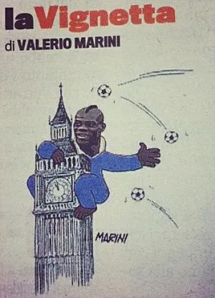 Photo : Balotelli en King Kong