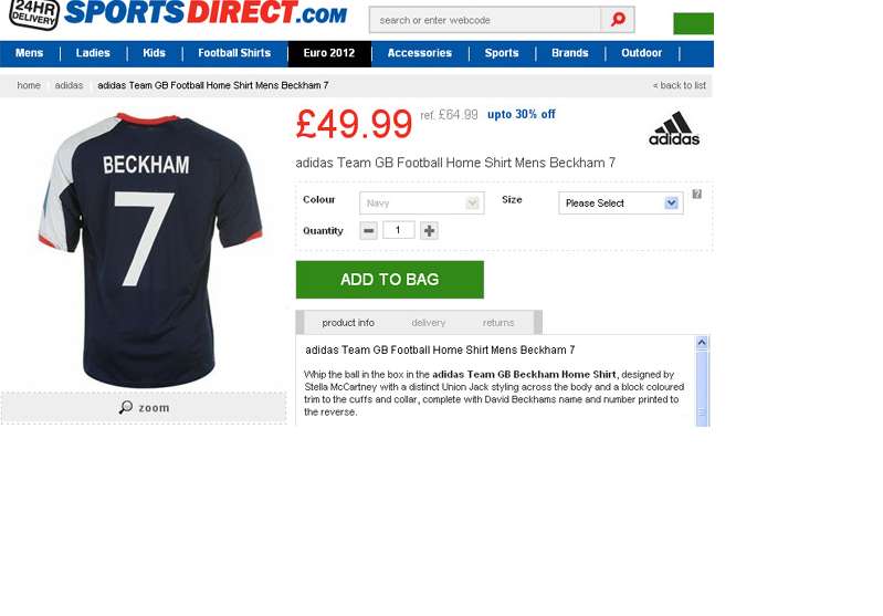 Photo : un collector de Beckham en vente