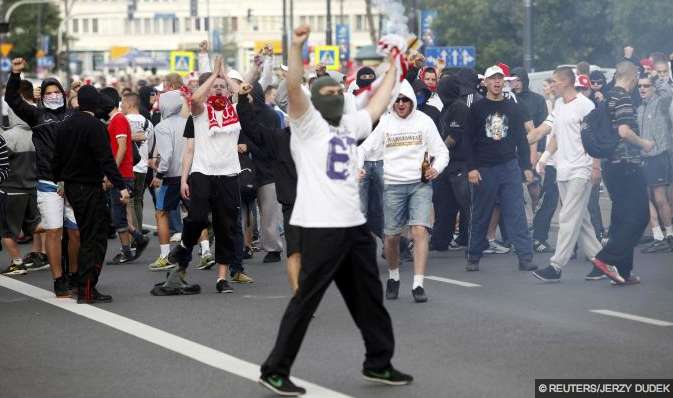 Photo : Pologne-Russie des supporters