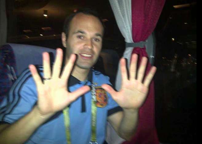 Photo : Iniesta empile les « Like »