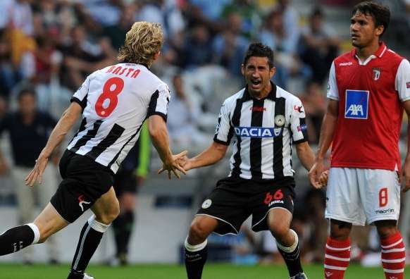 L&rsquo;Udinese repart indemne de Braga