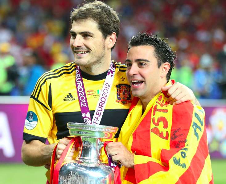 Iker et Xavi, amis pour la vie