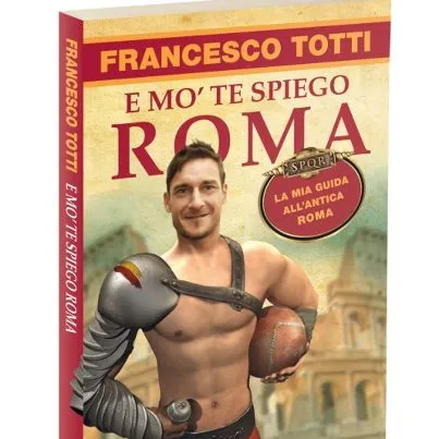 Photo : Totti sort un guide de Rome