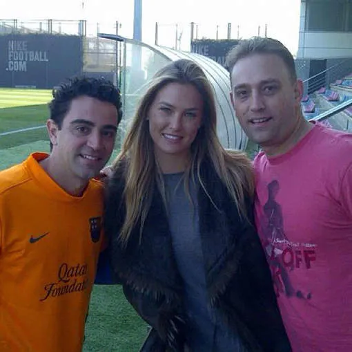 Photo : Xavi et Bar Refaeli