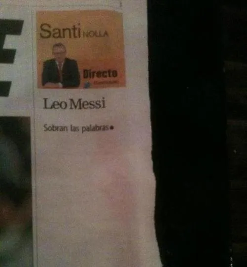 Photo : Messi en trois mots