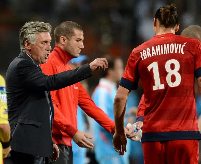 Ancelotti dit «<span style="font-size:50%">&nbsp;</span>Merci Ibra<span style="font-size:50%">&nbsp;</span>»