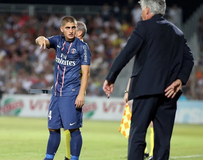 PSG : Verratti énerve Ancelotti