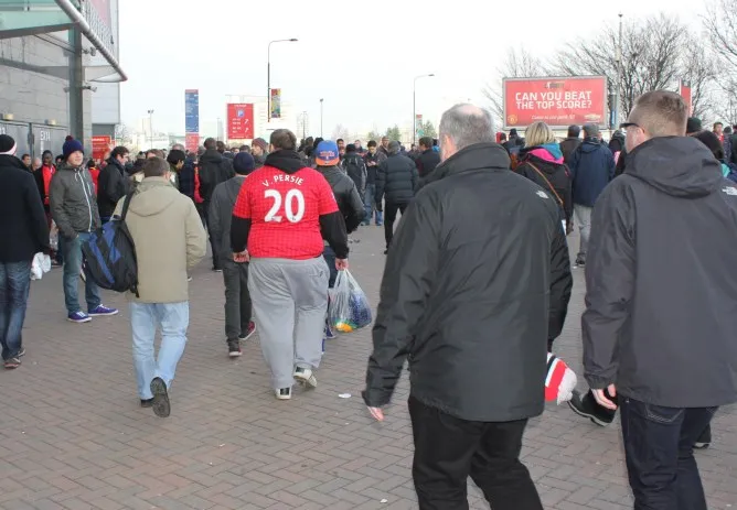 On était autour d&rsquo;Old Trafford pour le derby