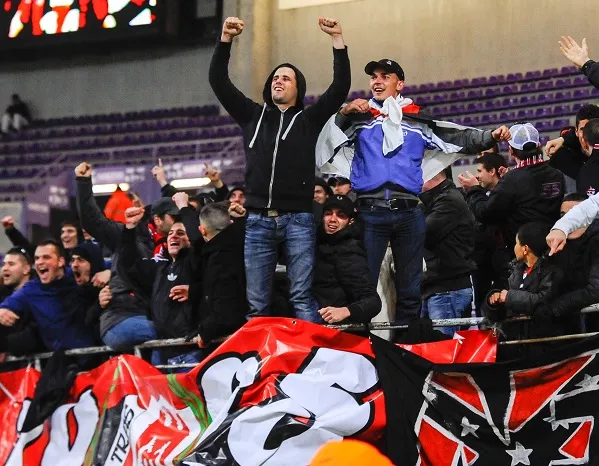 Les ultras niçois face à la sécurité du PSG