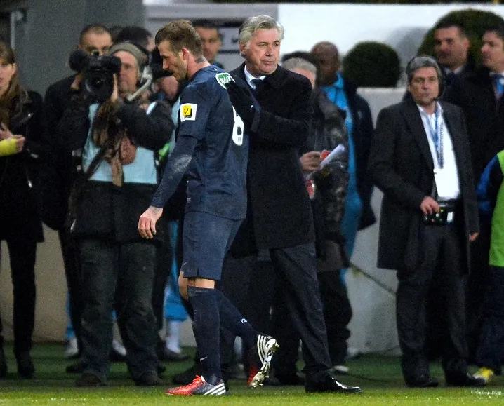 Ancelotti et «<span style="font-size:50%">&nbsp;</span>l&rsquo;injustice<span style="font-size:50%">&nbsp;</span>» Beckham