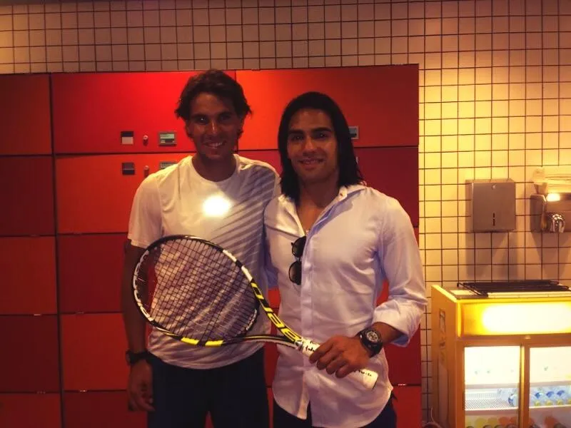 Photo : Falcao et Nadal