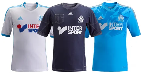 Photo : les nouveaux maillots de l&rsquo;OM