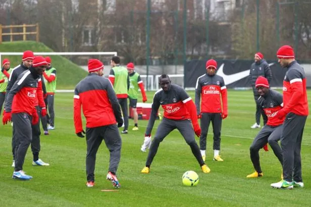 Le PSG avec les rugbymen