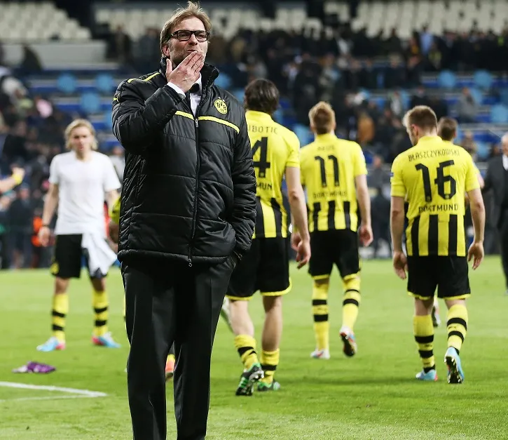 Jürgen Klopp agacé