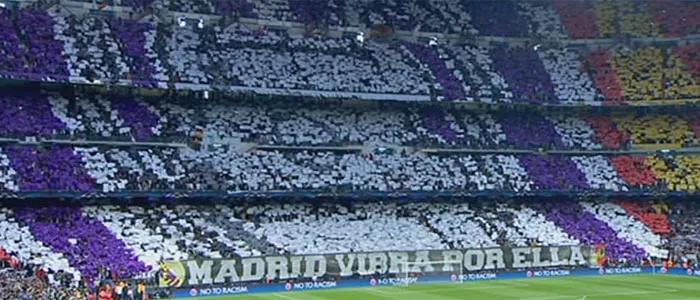 Photo: Le tifo des fans du Real