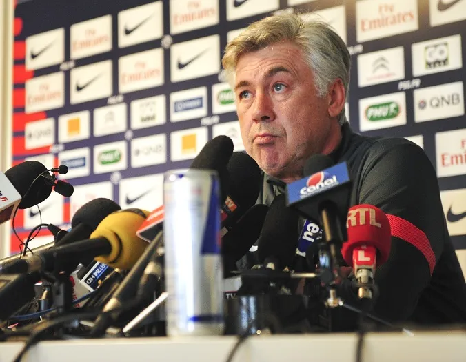 Ancelotti commence à s&rsquo;agacer