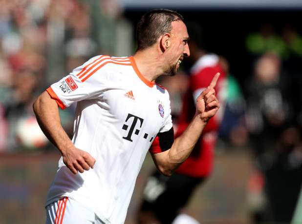 Ribéry joueur de l&rsquo;année en Allemagne