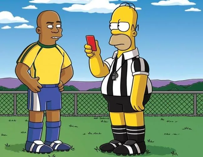 Homer Simpson pour arbitrer le Mondial