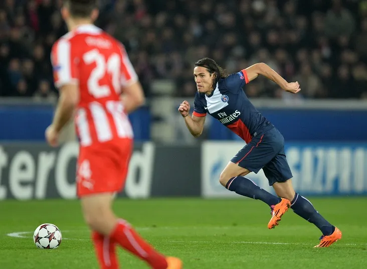 Edinson Cavani, le pointeur