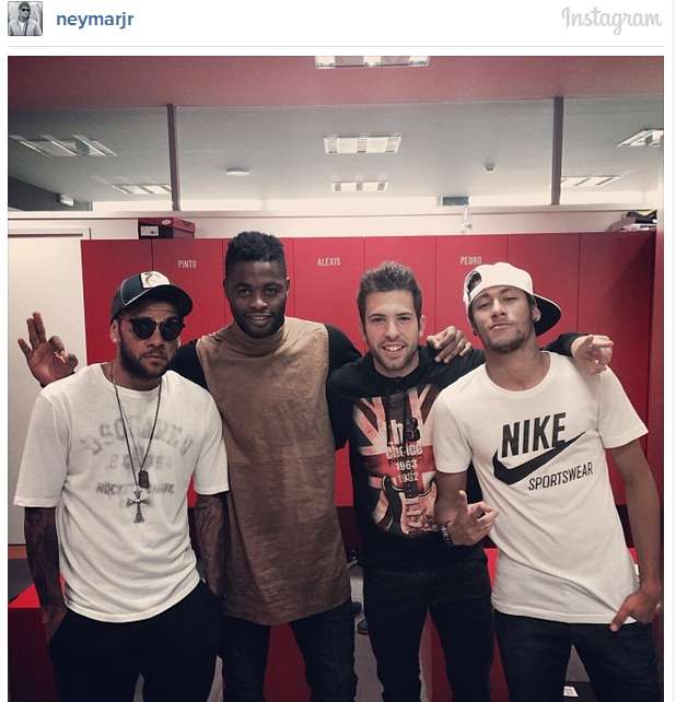 Photo : Neymar et ses boys