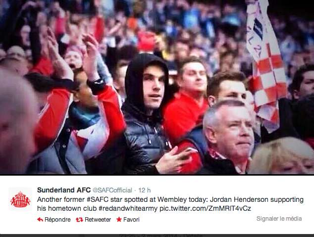 Photo : Henderson avec les supporters