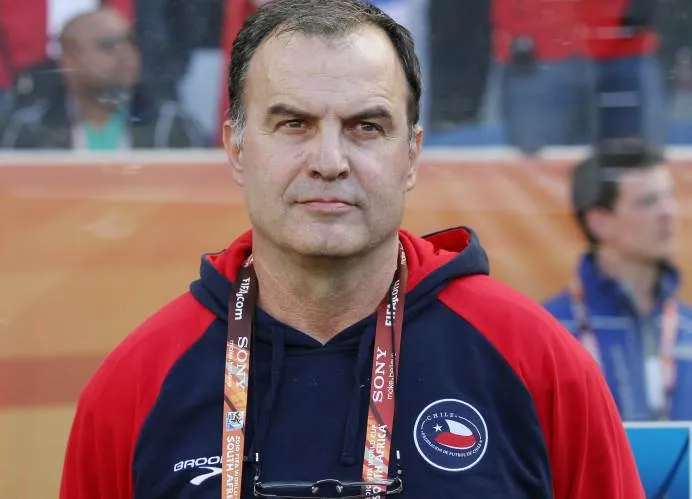 Marcelo Bielsa et son ombre