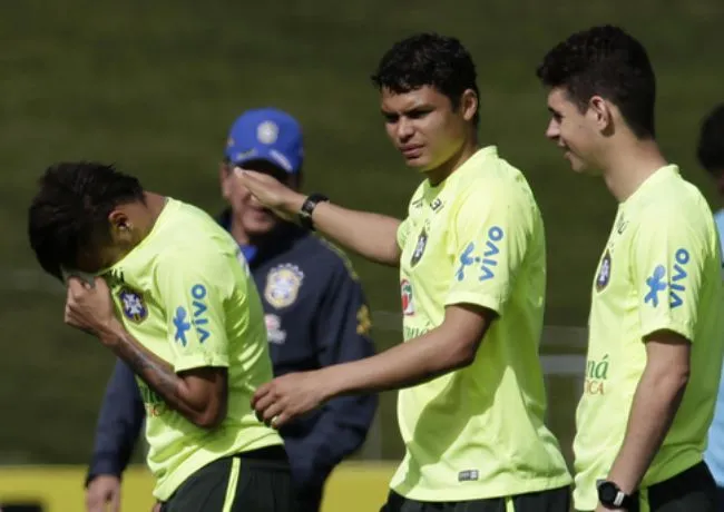 Photo : Neymar en larmes à l&rsquo;entraînement