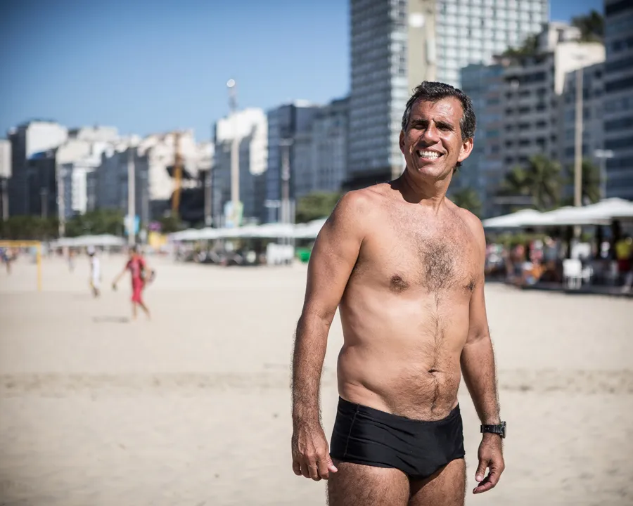 Gilmar à la plage