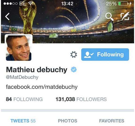 Photo : Debuchy tout proche d&rsquo;Arsenal ?