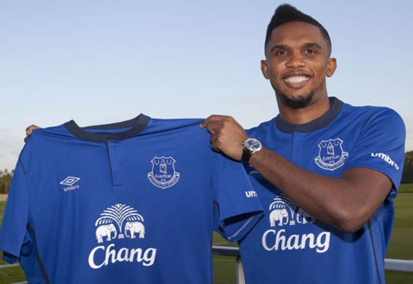 Eto&rsquo;o signe à Everton