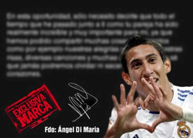 La lettre de Di María