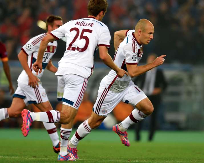 Mi-temps : 5-0 pour le Bayern, 6-0 pour le Shakhtar